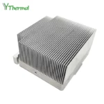 Dissipateur thermique en aluminium à ailettes, usiné par CNC